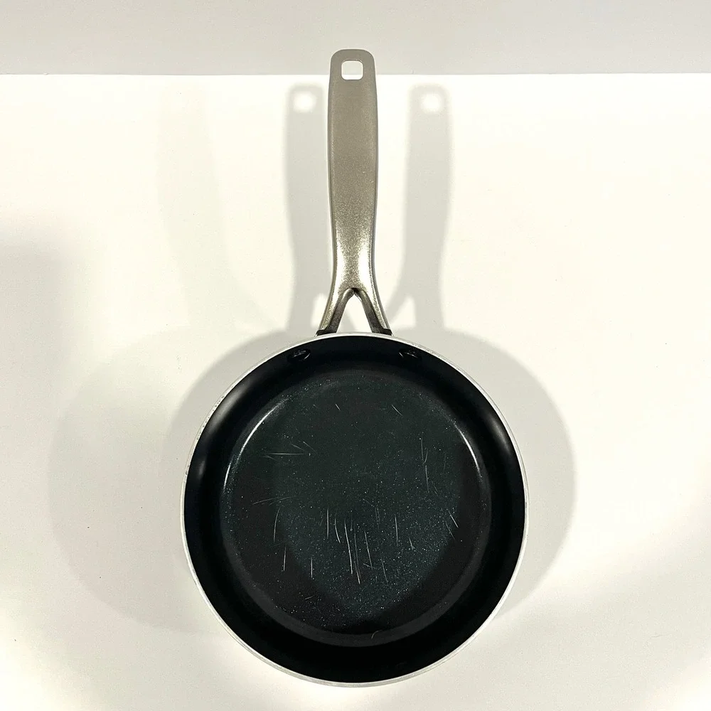 Blue Diamond Set of 3 Ceramic Non-Stick Frying Pans Pot Blue Stainless Handle
